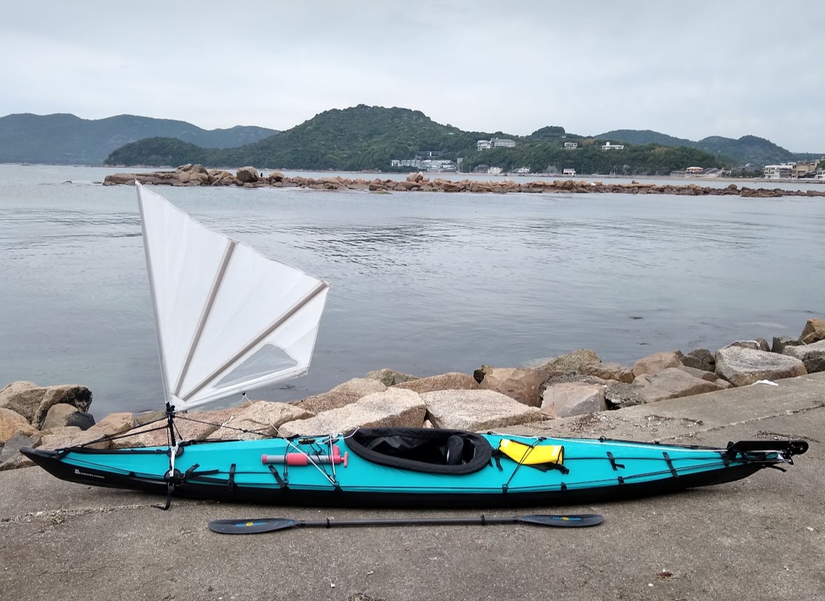 シーカヤック セールキット一式 量る